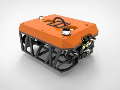 Submersible Remotely Operated Vehicle 3D model