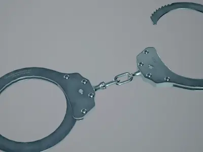 Handcuffs Free low-poly 3D model