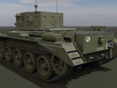 Mk VIII Cromwell IV 3D model