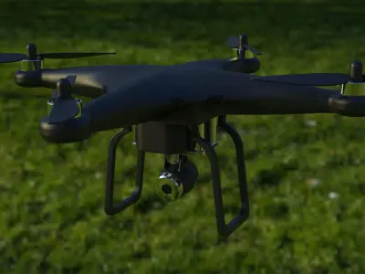Quadcopter Drone 3D model shop