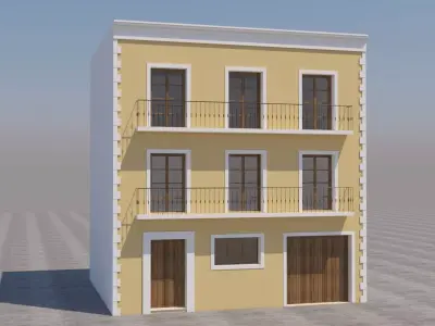 Mexican House 3D model shop