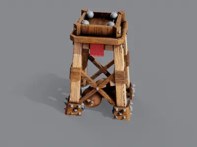 Watch tower 3D model order