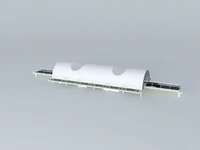 Metro Station Spijkenisse Center Free 3D model