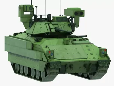Infantry Fighting Vehicle Military Army Game Ready Low-poly 3D model