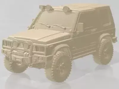 Suzuki Santana Radical Off Road Printable Car 3D print model