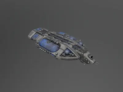 Cargo-Ship-Type-5 spaceship 3D model