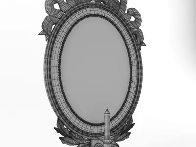 antiquated mirror salda arredamenti Free 3D model