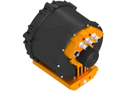 Automotive AC Electric Motor 3D model