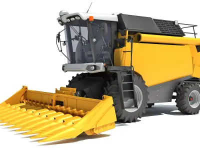 Farm Combine 3D model