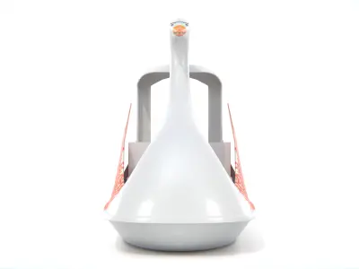 Swan Pedal Boat Low-poly 3D model