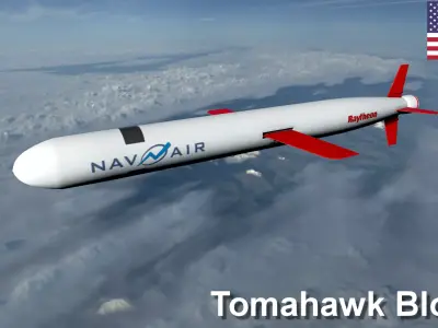 Tomahawk Block IV Low-poly 3D model