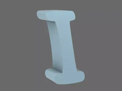 Space Knights V10R Standard Roman Numeral 01 Shoulder Symbols 3D print model