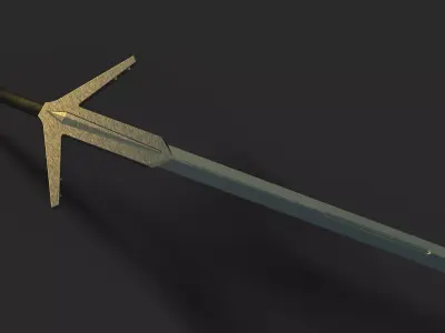 Sword - Arondite from The Witcher 3 Wild Hunt 3D model 3D model