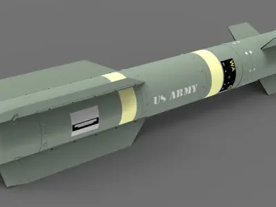 rocket 02 3D model