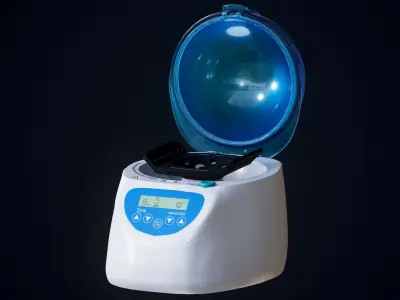 Laboratory Centrifuge Gameready PBR Low-poly 3D model