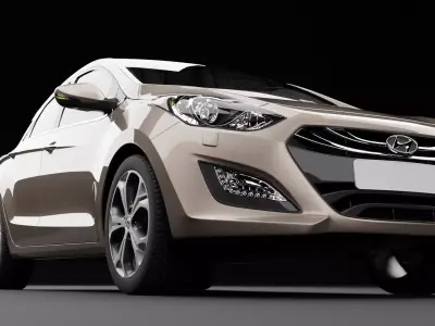 Hyundai i30 Metallic 3D model