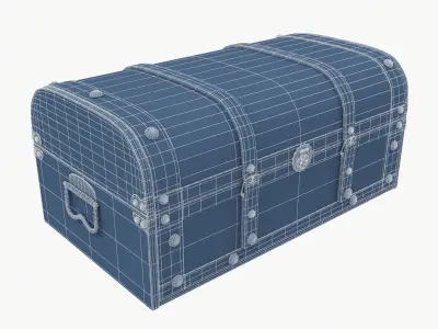 Vintage chests 3D Model Pack