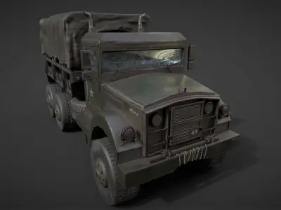 Truck army 3D model