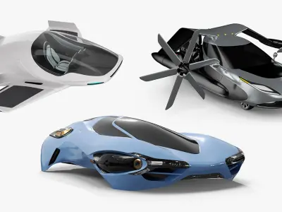  Futuristic Air Concept Cars Collection 