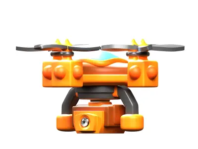 Camera Drone 3D model by slabdsgn
