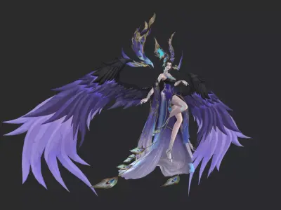 Tianpeng Fairy Low-poly 3D model