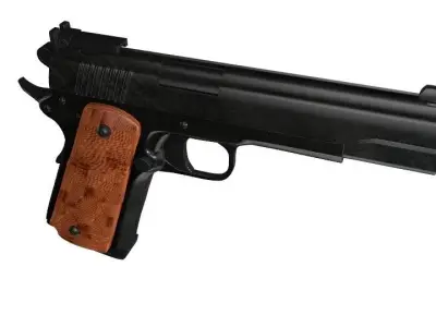Gun 3d model Low-poly 3D model purchase