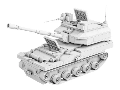 Lego Tank 522 3D model