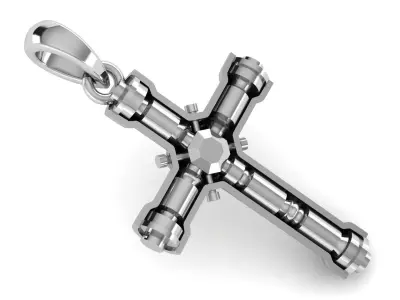 CROSS PENDANT CR201 3D print model