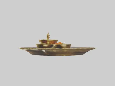 Pujathali Model Low-poly 3D model