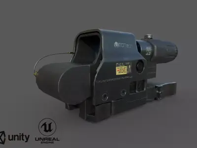 EOTech HHS II Low-poly 3D model
