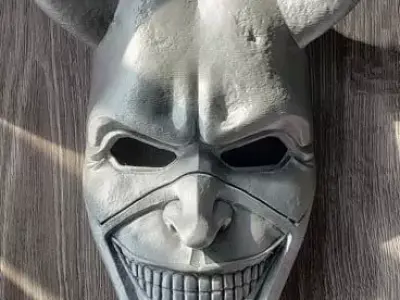 THE GRABBER FROM THE BLACK PHONE MOVIE 2 PART MASK STL 3D print model