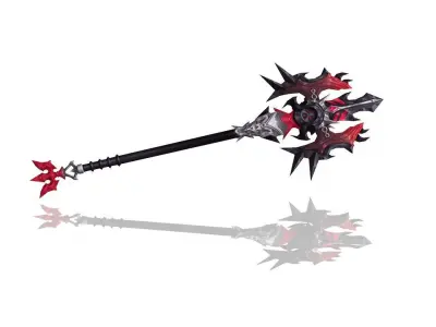 Corrupted Holy Spear Low-poly 3D model
