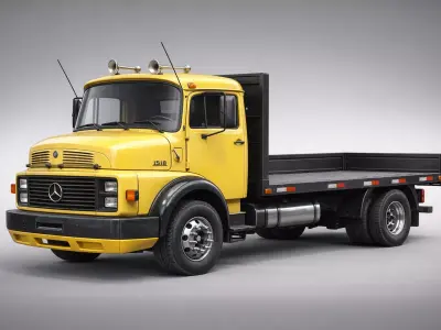 camion  mercedez benz 1518 3D model