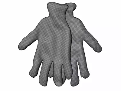 labor gloves 3D model