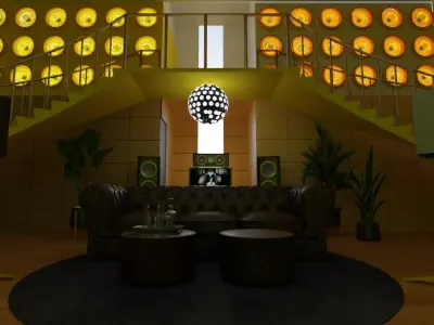 modern KTV 3D model