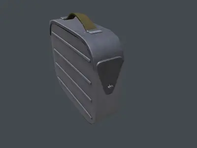 Ammunition box Low-poly 3D model 5