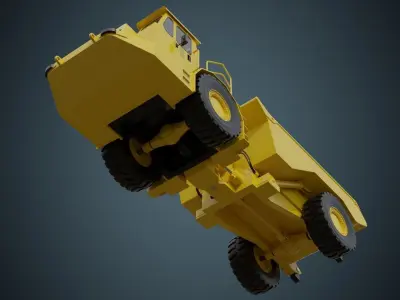 Mining Truck 1A Low-poly 3D model