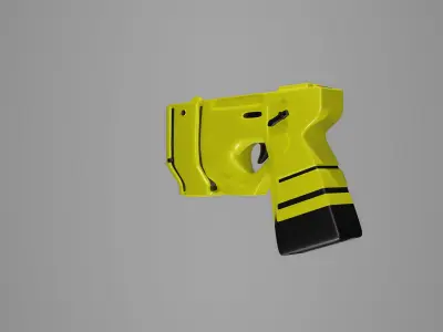Taser x2 for police security or game assets Low-poly 3D model