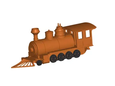 Locomotive 3D model 2