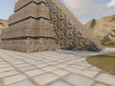 Traditional Village Landscape 3D model