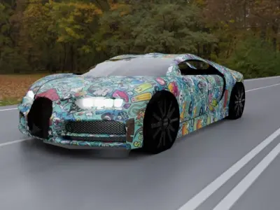 Bugatti Chiron Free 3D model from CGTrader
