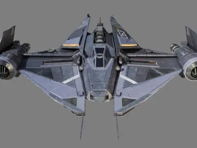 Space Fighter 3D model purchase