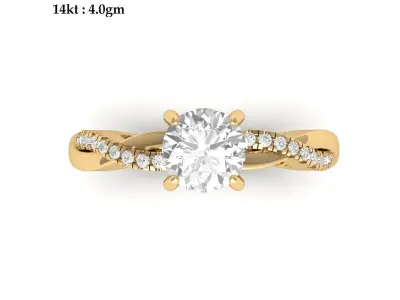 Infinity Wedding Ring 3D print model buy
