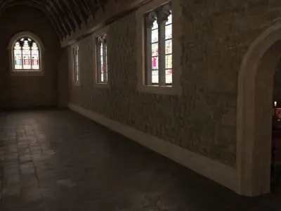 Church Low-poly 3D model shop