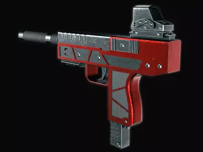  Pistol Free 3D model