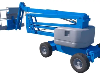 manlift scissor lift 3D model