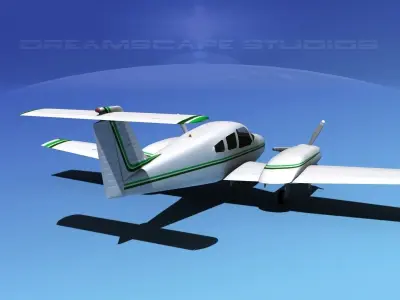 Piper PA-44-180 Seminole V05 3D model