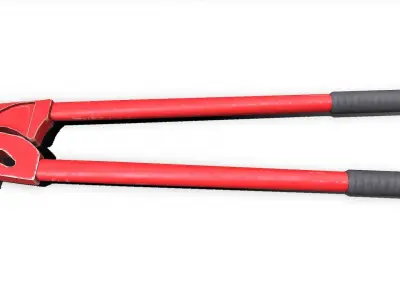 Bolt Cutter Tool Low-poly PBR Free low-poly 3D model