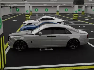 Underground Garage  3D model