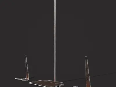 Fire Rakes Low-poly 3D model